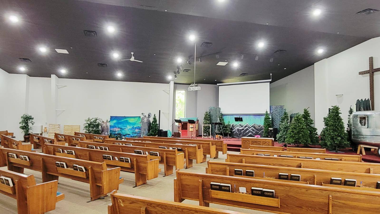 church painting